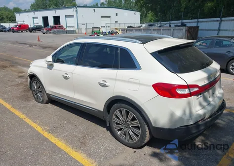 2016 Lincoln Mkx Black Label z USA, uszkodzony, nr VIN 2LMPJ7JP3GBL44107